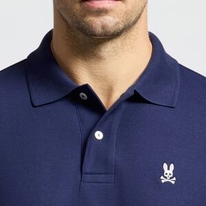 Psycho Bunny Men's Navy  Polo Shirt New With Tags